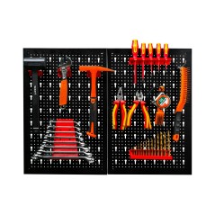 Tablica warsztatowa metalowa + 10 haków