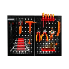 Tablica warsztatowa metalowa + 10 haków