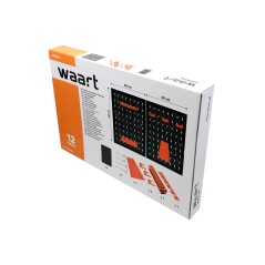 Tablica warsztatowa metalowa + 10 haków