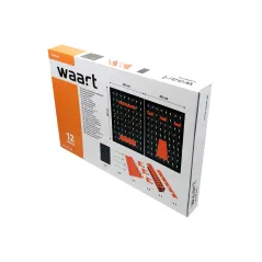 Tablica warsztatowa metalowa + 10 haków