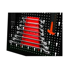 Tablica warsztatowa metalowa + 10 haków