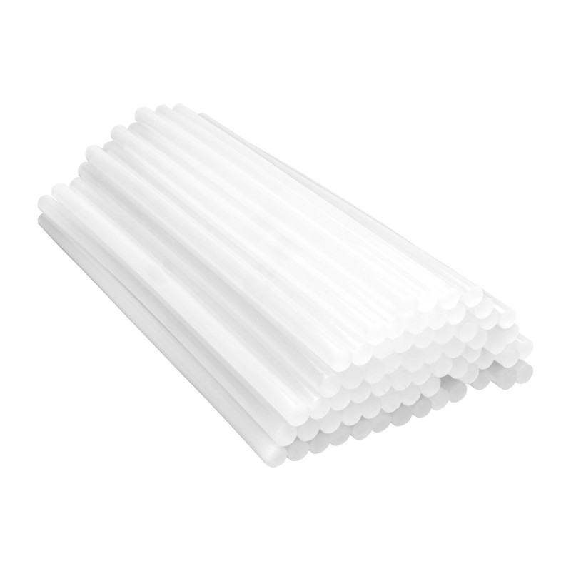 Wkłady klejowe 11.2 x 200 mm, biały- mleczny, opakowanie 1 kg