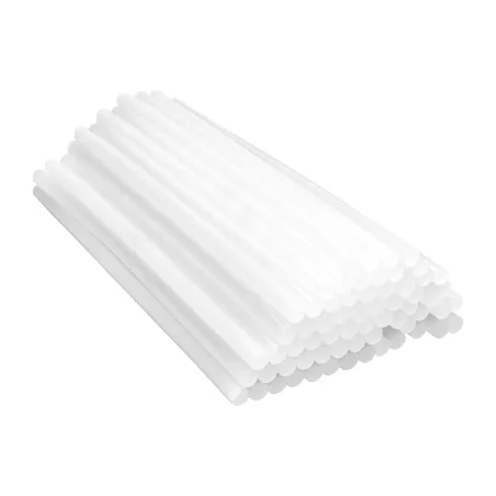 Wkłady klejowe 11.2 x 200 mm, biały- mleczny, opakowanie 1 kg