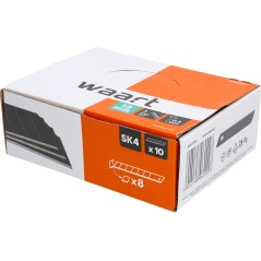 Ostrza łamane wymienne 18 mm, potrójnie ostrzone, 10 szt. 8 segmentów, SK4