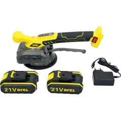 Przyssawka wibracyjna do poziomowania płytek, 130mm, 2x21V