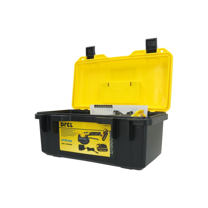 Przyssawka wibracyjna do poziomowania płytek, 130mm, 2x21V