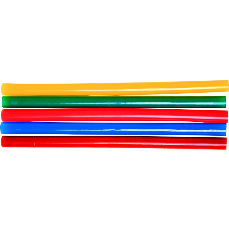 Wkłady klejowe kolorowe, zestaw, 11.2 mm x 200 mm, mix, 5 szt Wkłady klejowe kolorowe, zestaw, 11.2 mm x 200 mm, mix, 5 szt