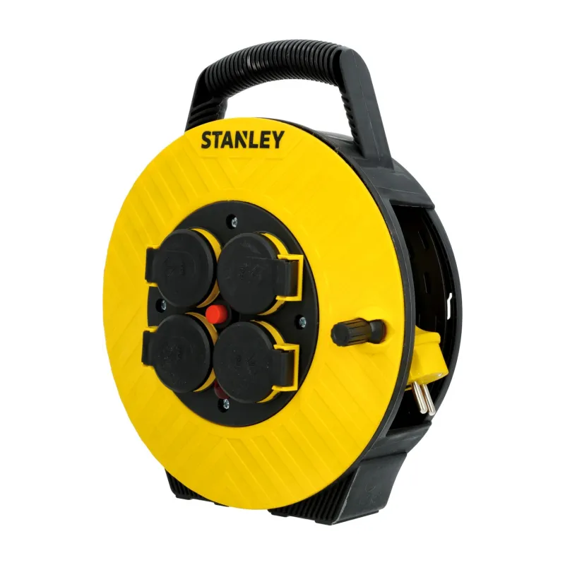 Przedłużacz kasetowy 7.5m, 3x1.5mm, cztery gniazda, IP44 z uziemieniem i zabezpieczeniem przeciążeniowym Przedłużacz kasetowy 7.5m, 3x1.5mm, cztery gniazda, IP44 z uziemieniem i zabezpieczeniem przeciążeniowym