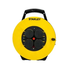 Przedłużacz kasetowy 7.5m, 3x1.5mm, cztery gniazda, IP44 z uziemieniem i zabezpieczeniem przeciążeniowym