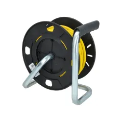 Przedłużacz bębnowy 15 m, 3 x 1.5mm, cztery gniazda, IP20, z uziemieniem i zabezpieczeniem przeciążeniowym