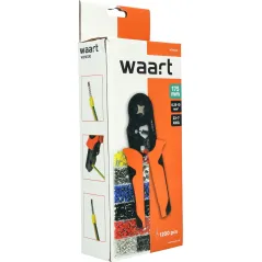 Zaciskarka do tulejek 0,25-10mm2 + 1200 tulejek izolowanych