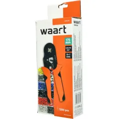 Zaciskarka do tulejek 0,25-10mm2 + 1200 tulejek izolowanych