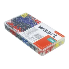 Zaciskarka do tulejek 0,25-10mm2 + 1200 tulejek izolowanych