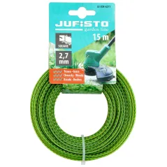 Żyłka do podkaszarki, kwadratowa, skręcona, dual saw 2,7 mm, długość 15 m