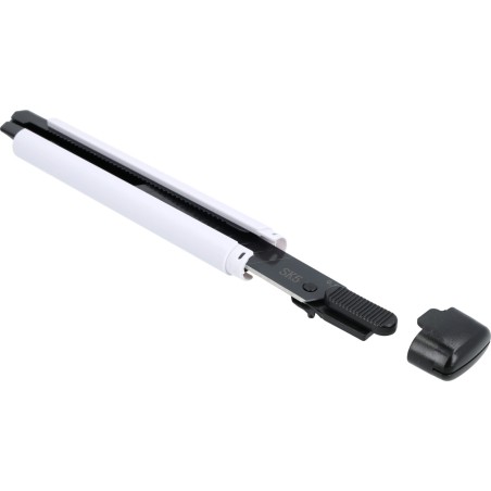 Nóż z ostrzem łamanym 18 mm,korpus ABS, metalowa prowadnica, ostrze SK5 czarne x3