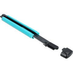 Nóż z ostrzem łamanym 18 mm,korpus ABS, metalowa prowadnica, ostrze SK5 czarne x3