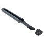 Nóż z ostrzem łamanym 18 mm,korpus ABS, metalowa prowadnica, ostrze SK5 czarne x3