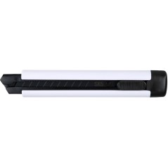Nóż z ostrzem łamanym 18 mm,korpus ABS, metalowa prowadnica, ostrze SK5 czarne x3