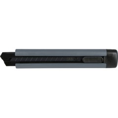 Nóż z ostrzem łamanym 18 mm,korpus ABS, metalowa prowadnica, ostrze SK5 czarne x3