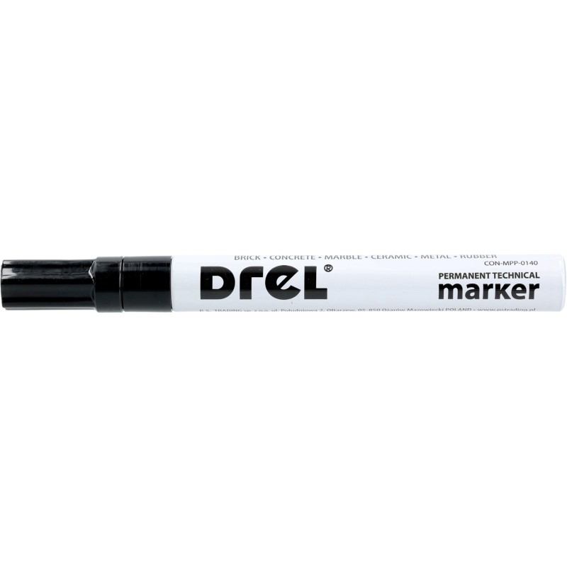 Marker olejowy czarny, 2.5 mm, końcówka okrągła