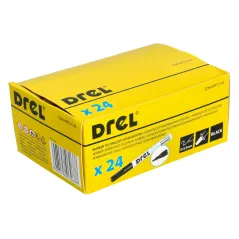 Marker olejowy czarny, 2.5 mm, końcówka okrągła