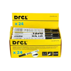 Marker olejowy czarny, 2.5 mm, końcówka okrągła