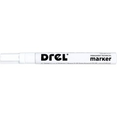 Marker olejowy biały, 2.5 mm, końcówka okrągła