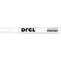 Marker olejowy biały, 2.5 mm, końcówka okrągła