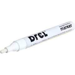 Marker olejowy biały, 2.5 mm, końcówka okrągła