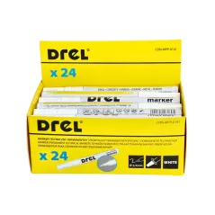 Marker olejowy biały, 2.5 mm, końcówka okrągła