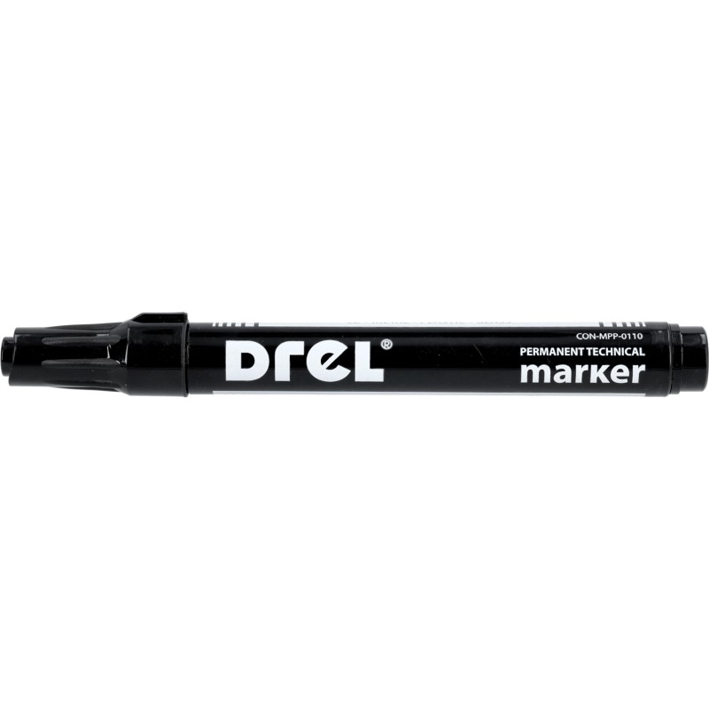 Marker permanentny czarny, 2.5 mm, końcówka okrągła