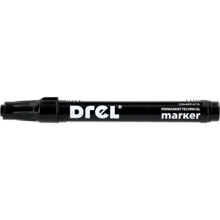 Marker permanentny czarny, 2.5 mm, końcówka okrągła