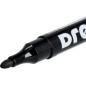 Marker permanentny czarny, 2.5 mm, końcówka okrągła