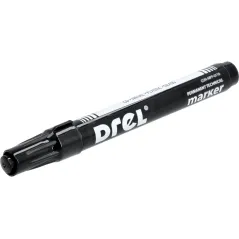 Marker permanentny czarny, 2.5 mm, końcówka okrągła