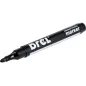 Marker permanentny czarny, 2.5 mm, końcówka okrągła Marker permanentny czarny, 2.5 mm, końcówka okrągła
