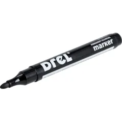 Zestaw markerów permanetnych czarnych, 2.5 mm, 0.5-1.0 mm, okrągła końcówka, 2 szt.