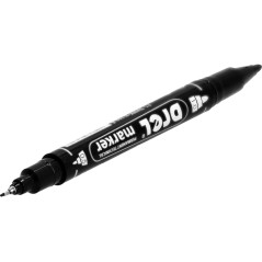 Zestaw markerów permanetnych czarnych, 2.5 mm, 0.5-1.0 mm, okrągła końcówka, 2 szt.