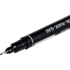 Zestaw markerów permanetnych czarnych, 2.5 mm, 0.5-1.0 mm, okrągła końcówka, 2 szt.