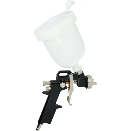 Pistolet lakierniczy górny zbiornik 0,6L , dysza 1.5mm, Plastikowy zbiornik