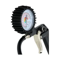 Pistolet do pompowania z manometrem, wąż L- 37cm