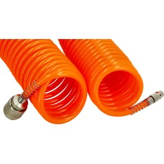 Wąż ciśnieniowy spiralny 5x8mm, 10m PU