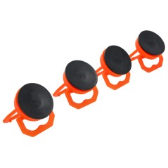 Mini przyssawki 55mm, plastikowe, 4szt.