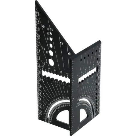 Kątownik trójwymiarowy, aluminiowy - japoński 150mm