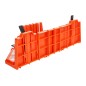 Skrzynka uciosowa plastikowa 313 x 135 x 120mm z zaciskami