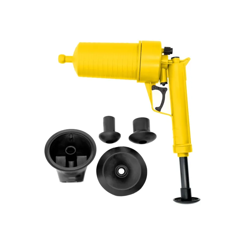 Mechaniczny przepychacz do czyszczenia odpływu, cztery adpatery