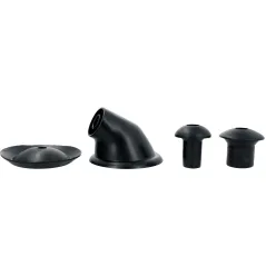 Mechaniczny przepychacz do czyszczenia odpływu, cztery adpatery