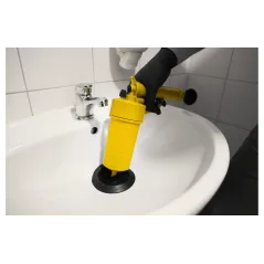 Mechaniczny przepychacz do czyszczenia odpływu, cztery adpatery