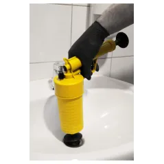 Mechaniczny przepychacz do czyszczenia odpływu, cztery adpatery