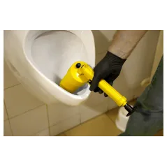 Mechaniczny przepychacz do czyszczenia odpływu, cztery adpatery