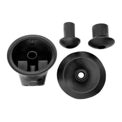 Mechaniczny przepychacz do czyszczenia odpływu, cztery adpatery